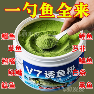 高浓缩千里香V7诱鱼粉强效添加剂黑坑野钓快速聚鱼打窝饵料 正品
