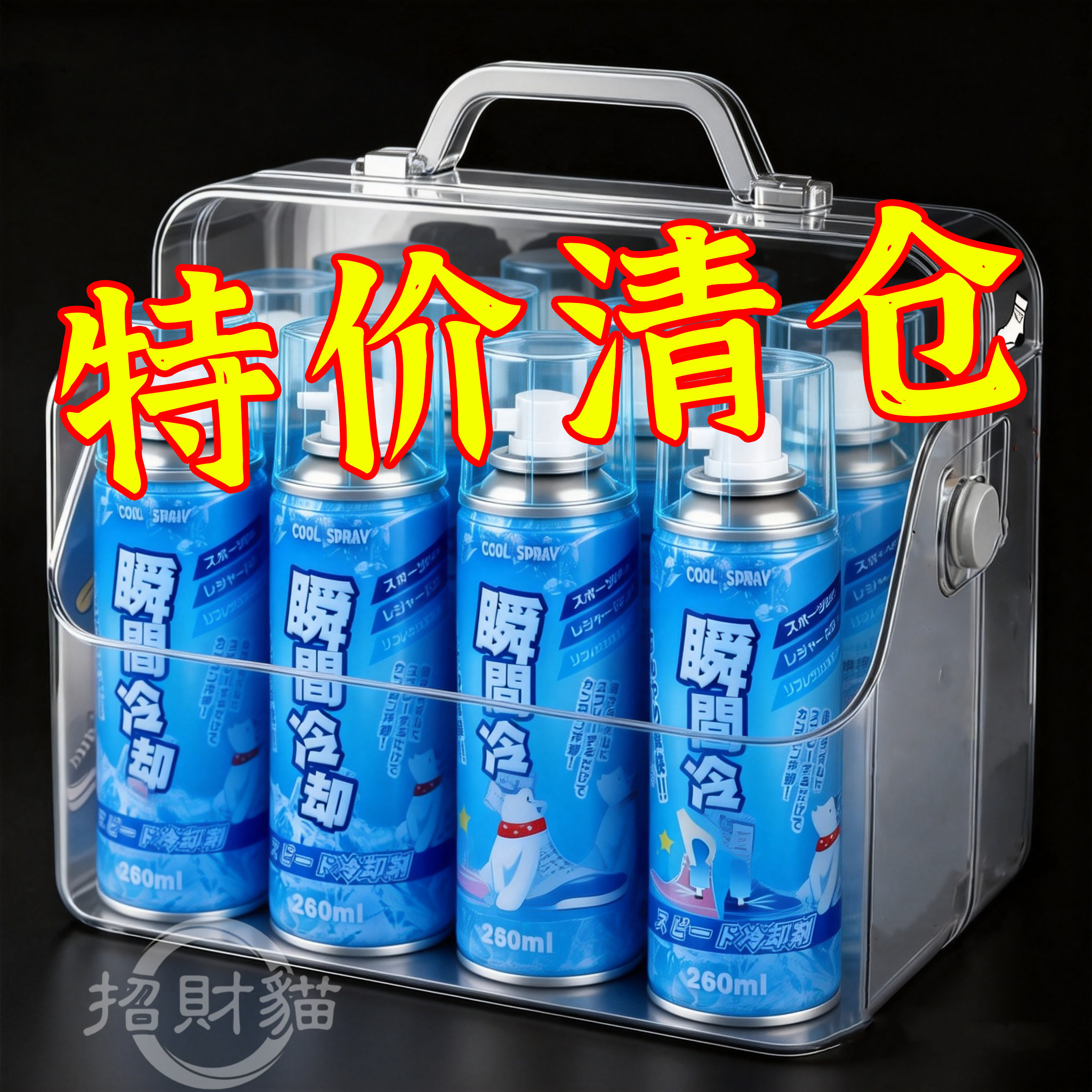 夏天户外冰凉喷雾降温剂汽车内降温手机快速制冷干冰神器凉爽迅速