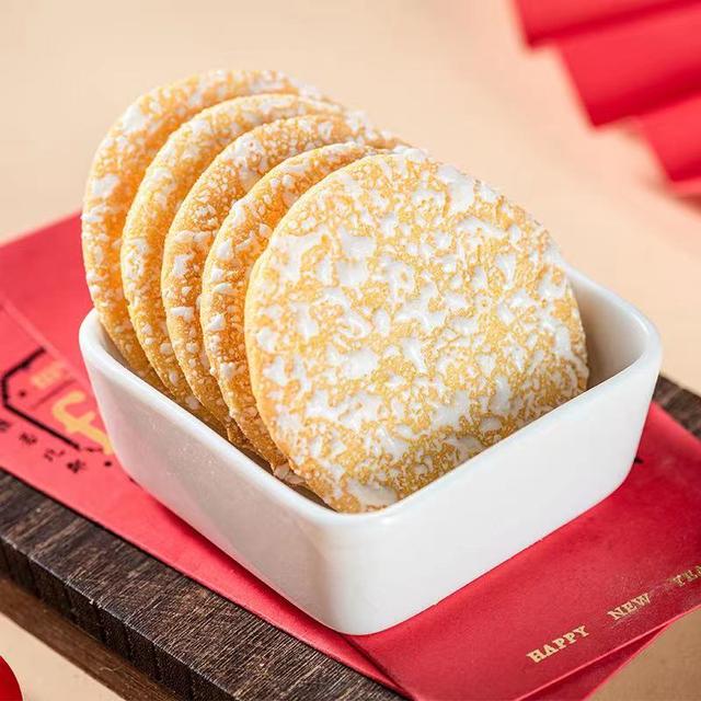 【到手125片】传统香酥雪米饼 酥脆膨化仙贝混合装 儿童零食爆款