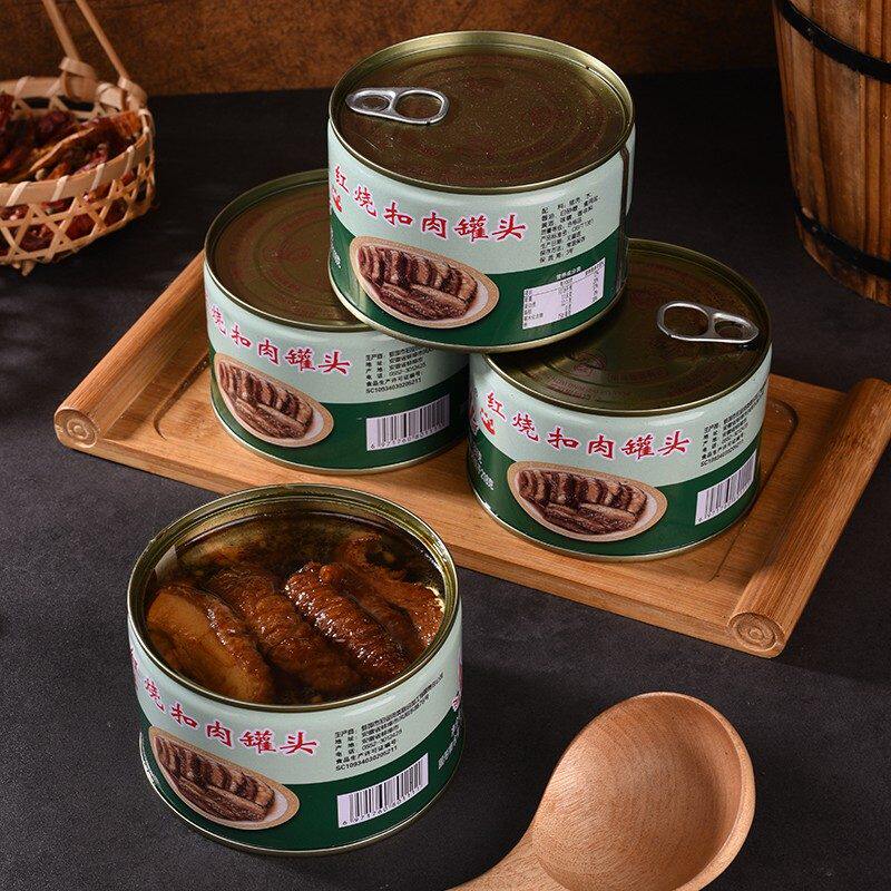 淮河红烧扣肉397g*4/*2罐蚌埠肉联厂猪肉罐头肉类加热即食预制菜
