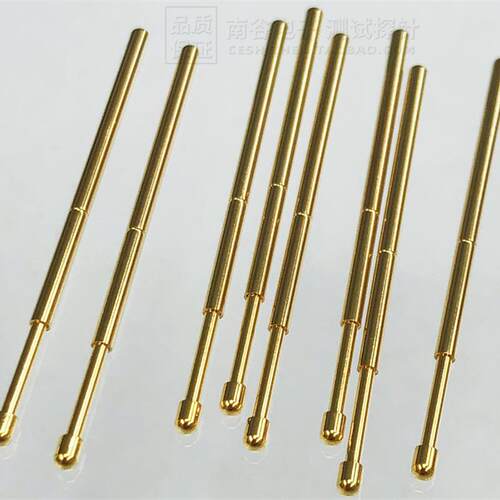 100mil P100-D2/PA100-D2 1.5mm镀金圆头 PCB弹簧测试探针 1.36mm