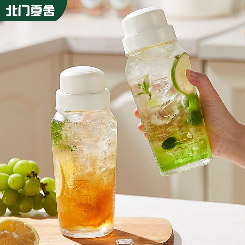 雪克杯手打柠檬茶奶茶店专用水杯图片