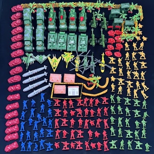 儿童军事大作战海陆空亲子对战沙盘模拟战场男益智小兵人军团玩具