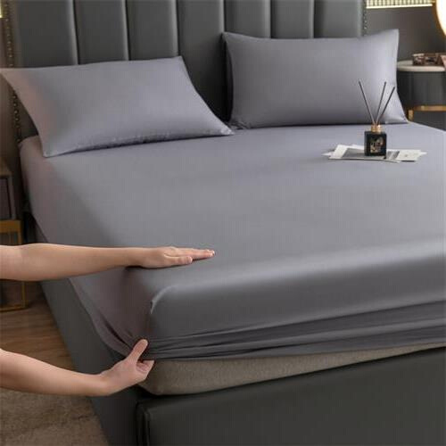 Waterproof Mattress Protector Queen Bed Cover Sheets Fitted