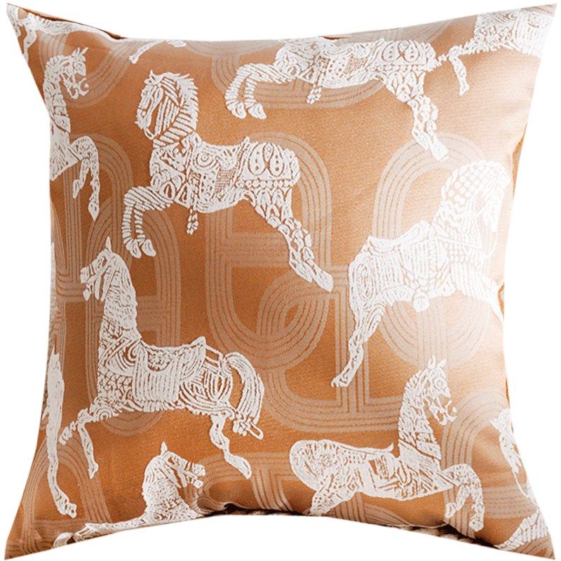 精选法式马匹棕色高级感抱枕套飘窗客厅沙发轻奢腰靠枕床头靠垫含,居家布艺,靠垫/抱枕,淘宝优惠券,粉丝福利购,淘宝优惠卷