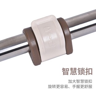 博生拖把杆子旋转不锈钢杆手压升降桶双驱动替换墩布配件圆盘通用