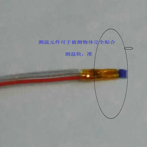 贴片温度传感器PT100裸装铂热电阻表面测温微型PT1000反映快精准