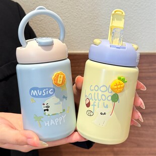 精选水杯迷你保温杯女生可爱小巧便携吸管杯316不锈钢小容量儿童