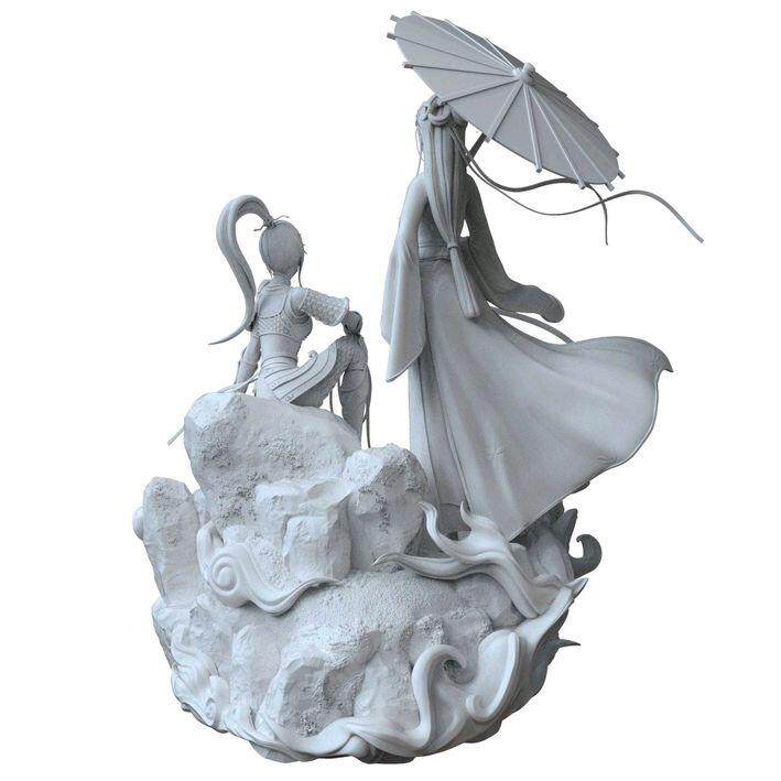 3d打印手板尼龙手办ABS动漫摆件金属工艺品打样模型加工服务