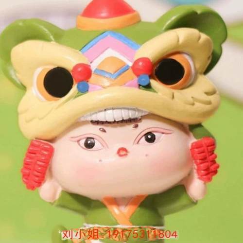 工厂PVC软胶卡通公仔摆件定制 树脂IP吉祥物注塑盲盒公仔定做源头