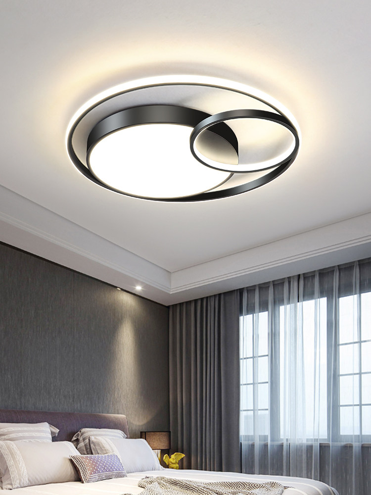 现代简约长方形大气客厅主灯led照明吸顶灯具佛山中山古镇厂直销