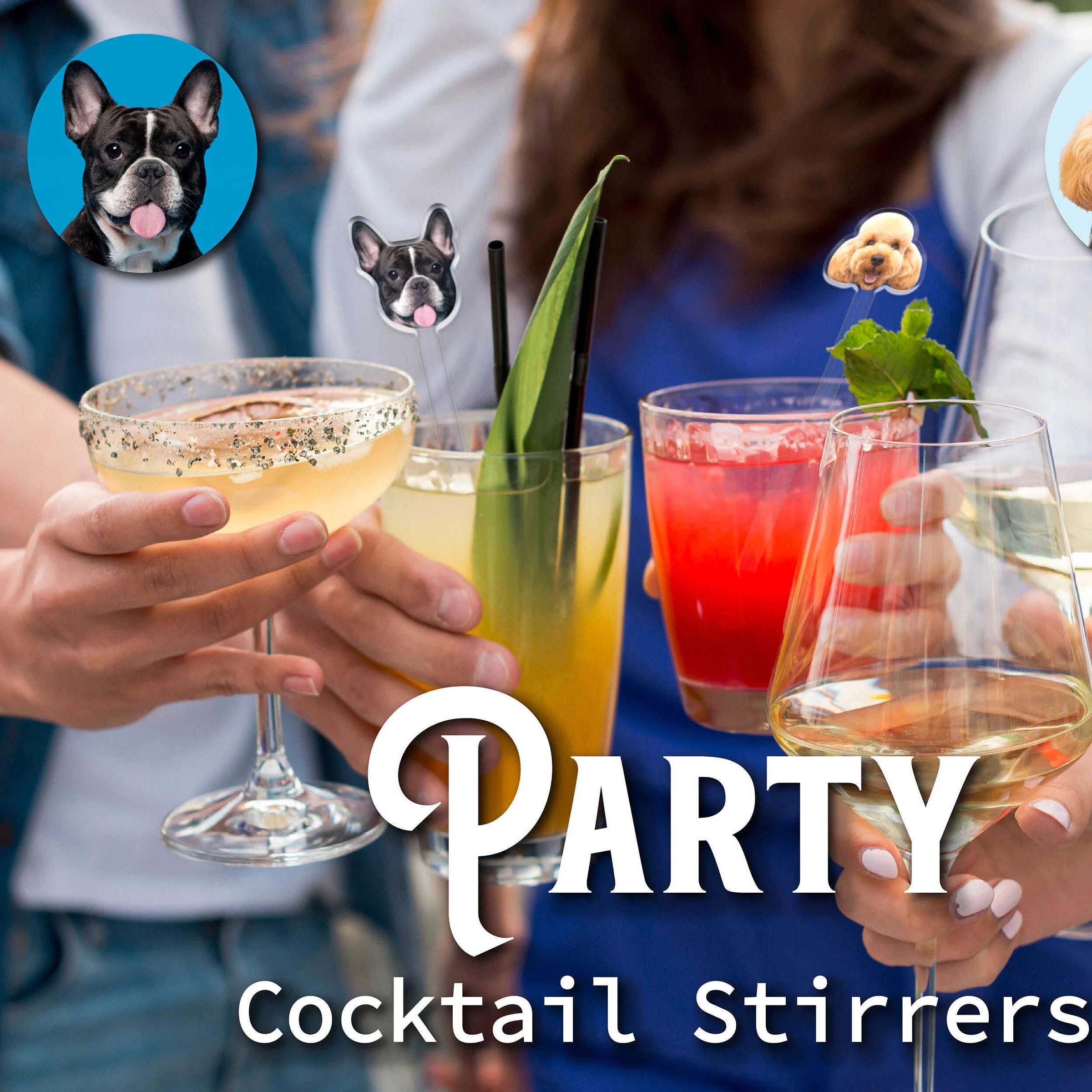 个性化派对装饰品宠物搅拌棒