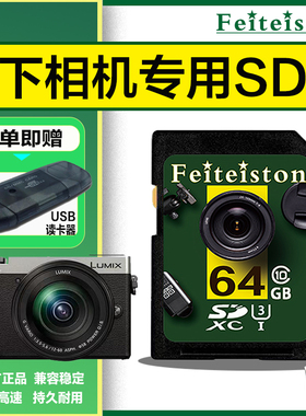 松下相机内存卡4K录制ZS220 LX10 M2 S1RM GX9 gf10k微单存储SD卡