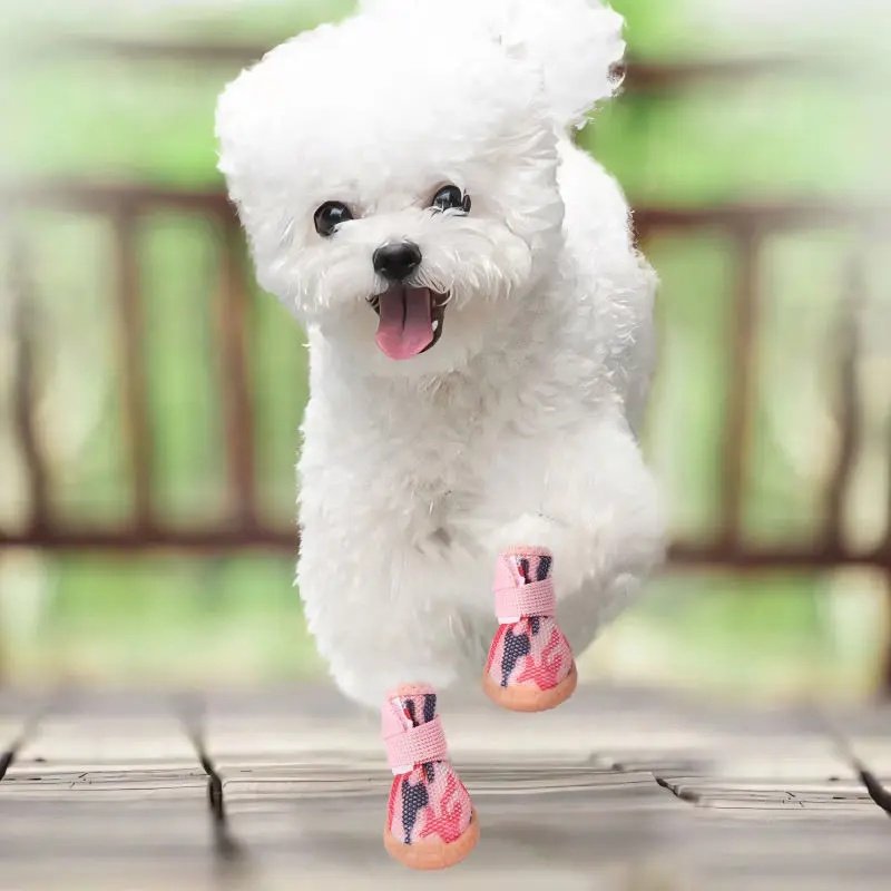 小型犬四季透气防脏网格鞋