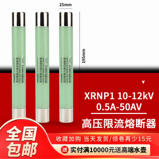 高压熔断器XRNP1 12KV0.5A1A2A3A限流熔断器保险互感器PT熔管