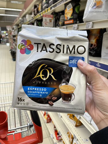 法国进口BOSCH博世Tassimo胶囊咖啡不含咖啡因小杯16杯