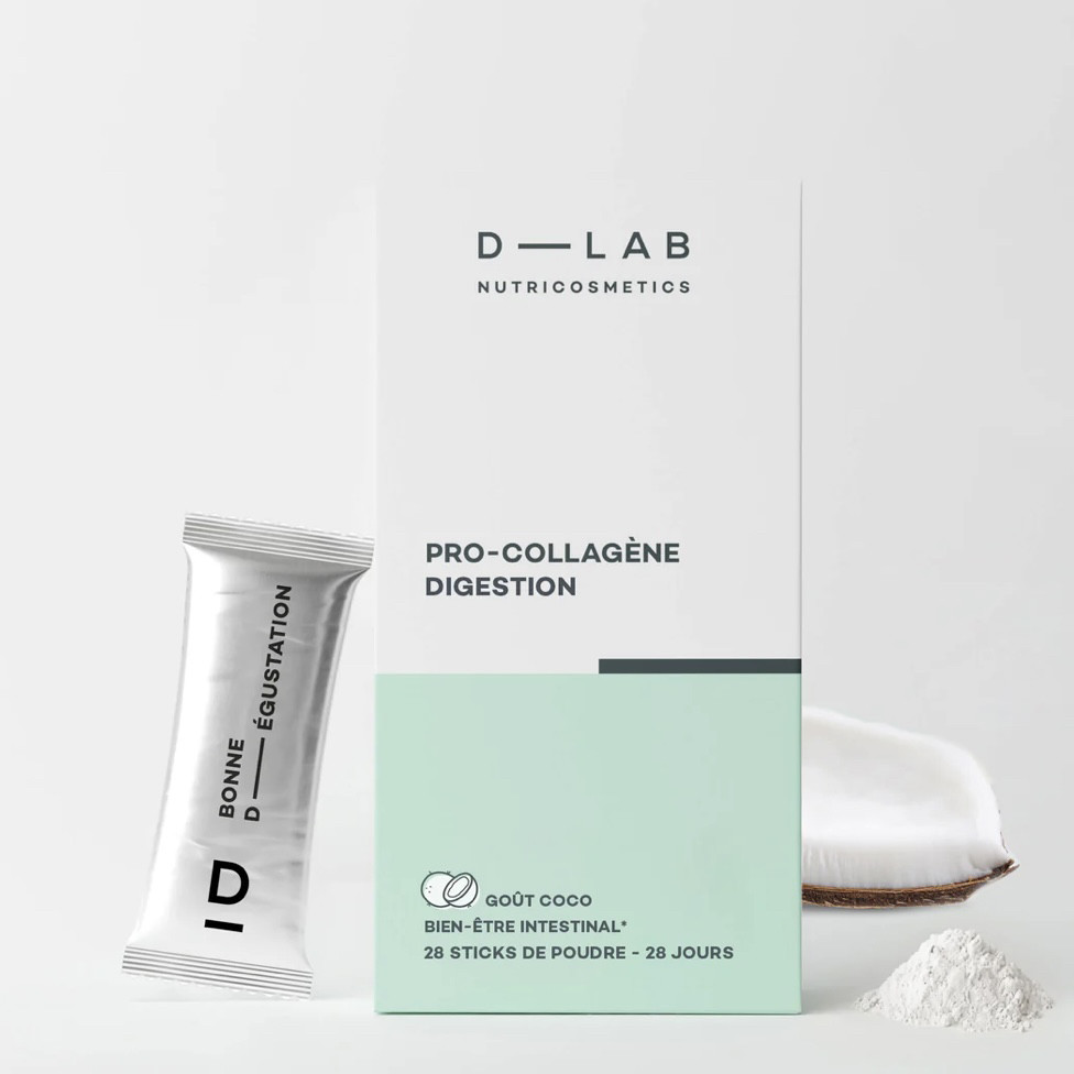 法国本土版D-LAB胶原蛋白粉益生菌抗k老氧化玻尿酸dlab调理肠道