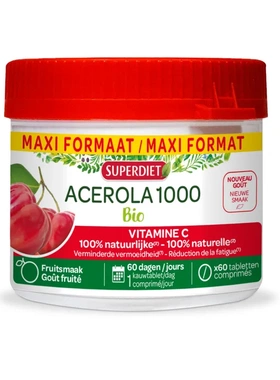 法国版 SUPERDIET舒伯妮尔1000mg针叶樱桃维生素C60片