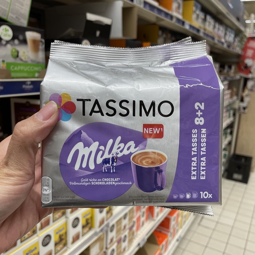 法国本土版 Tassimo胶囊咖啡Milka妙卡可可粉胶囊咖啡10杯