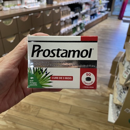 法国本土版正品 Prostamol男士护腺小黑丸锯棕榈提取90粒前列