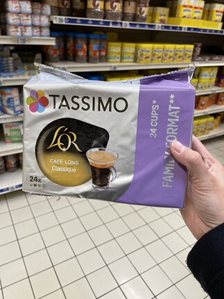 法国版Tassimo咖啡胶囊咖啡馥芮白意式美式1袋24杯