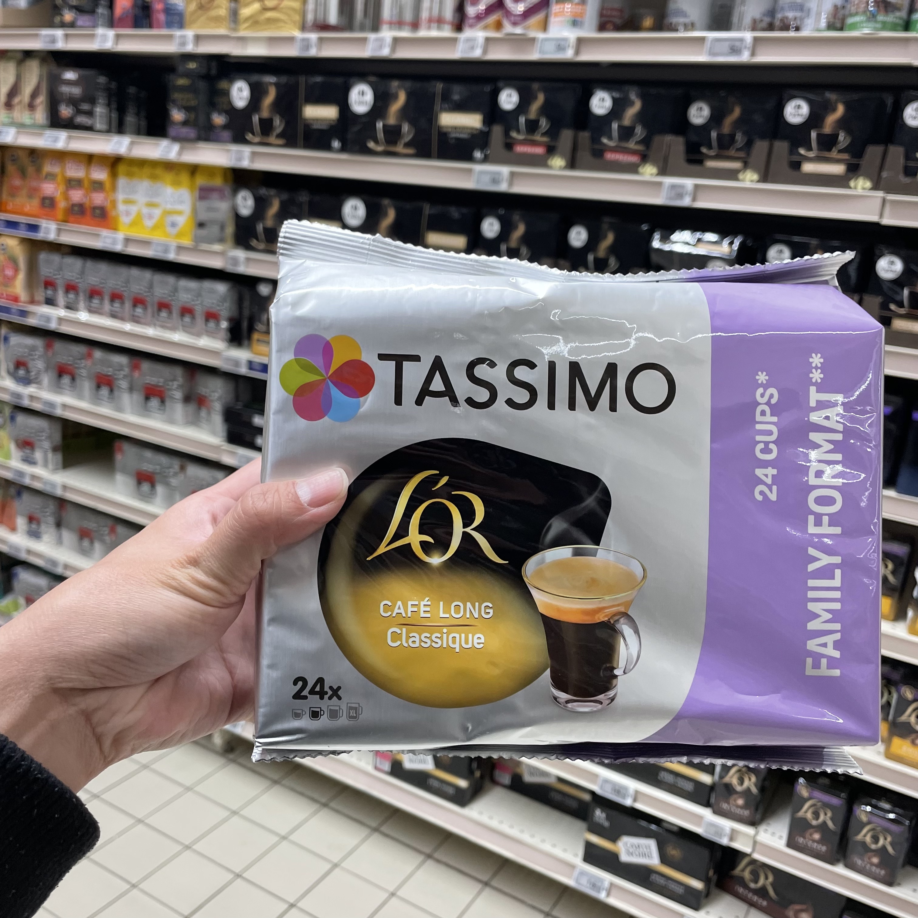法国版Tassimo咖啡胶囊咖啡馥芮白意式美式1袋24杯