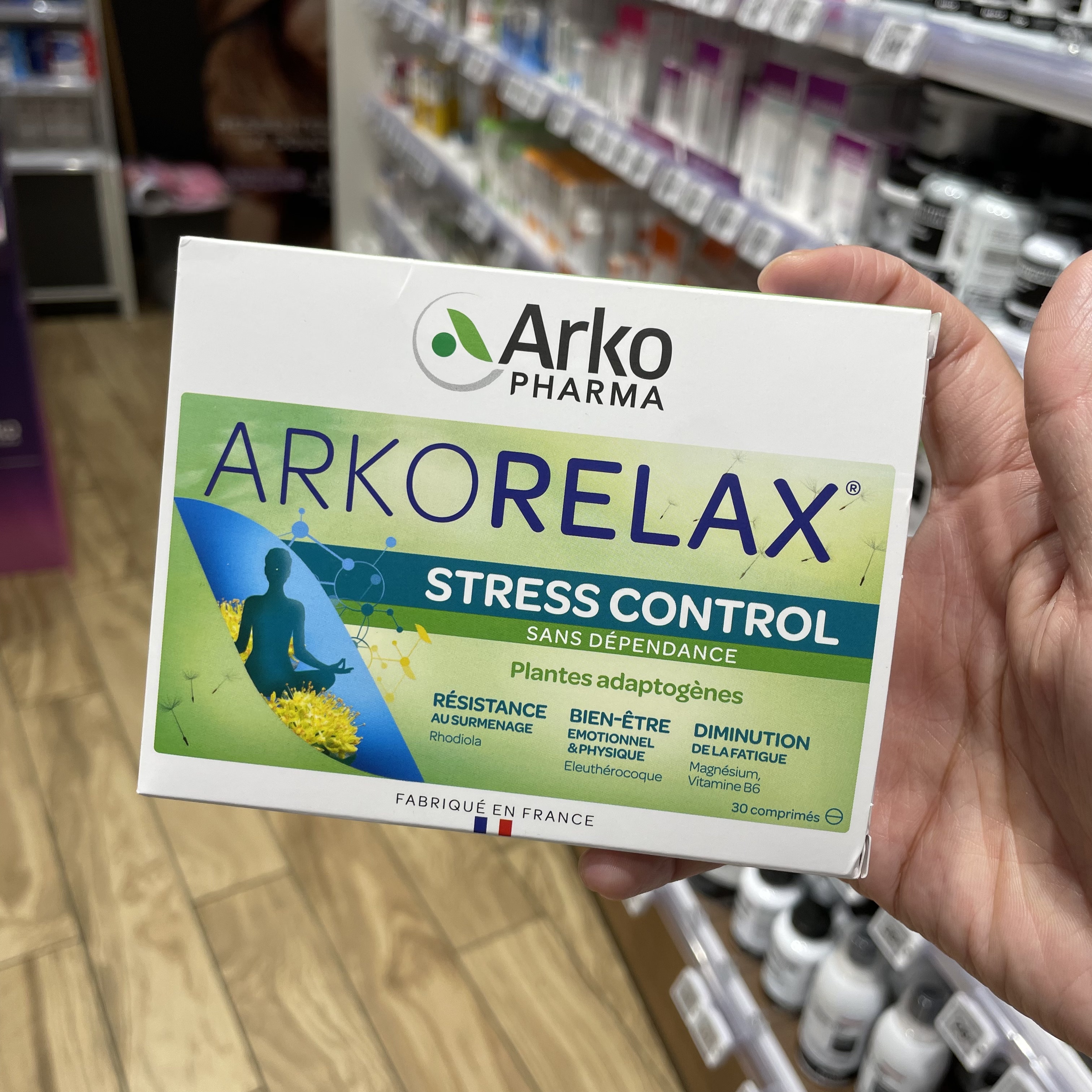 法国版Arkorelax Stress抵抗过度劳累 增强身心韧性 减轻压力疲劳