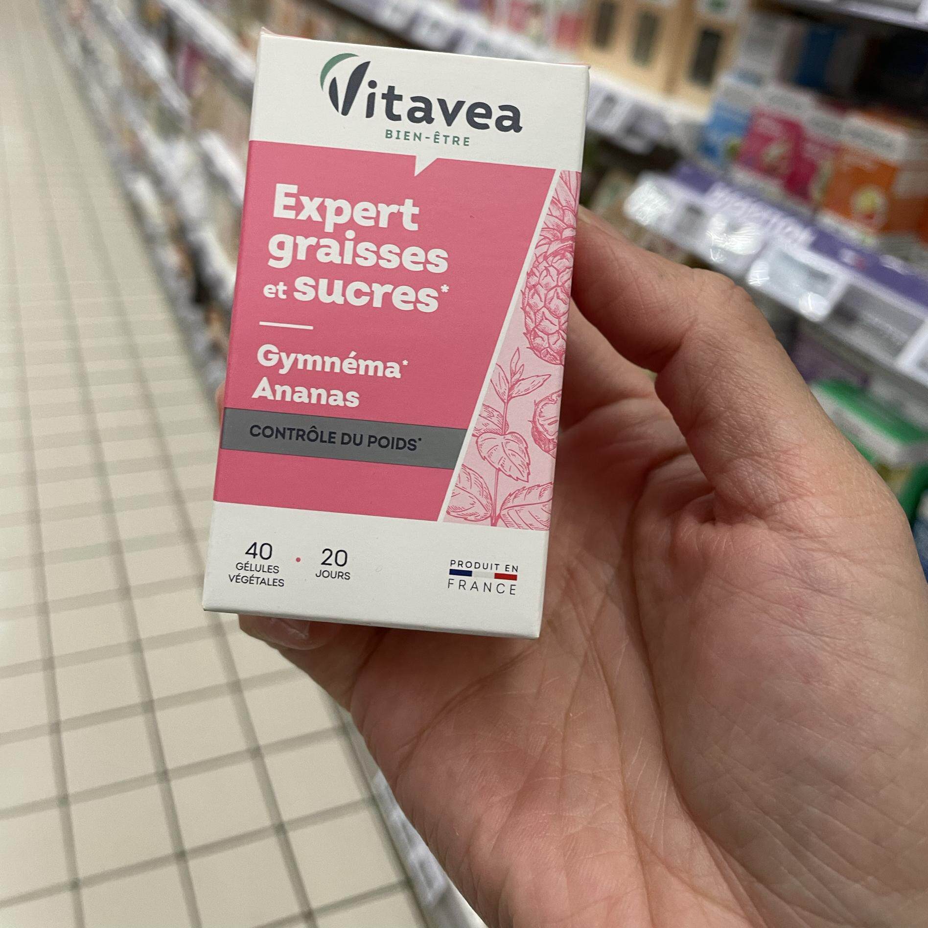 法国vitavea 减少糖分和脂肪摄入 控体塑身阻碳糖40粒