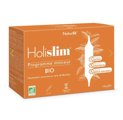 法国版Naturfit Holislim奈菲娜纤体针安瓶三部曲素身植物萃取
