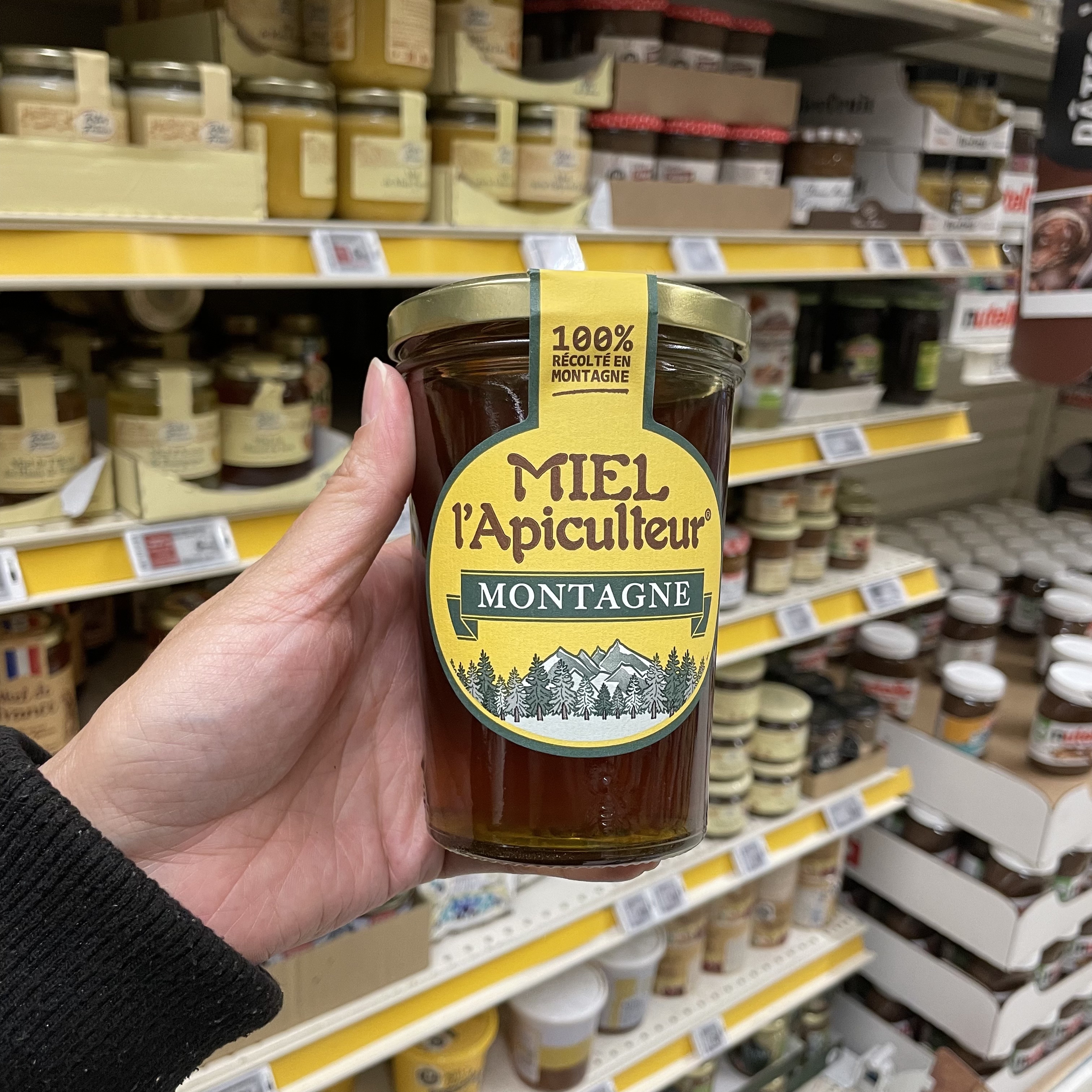 法国版 Miel l'Apiculteur养蜂人 手工天然山地蜂蜜500g