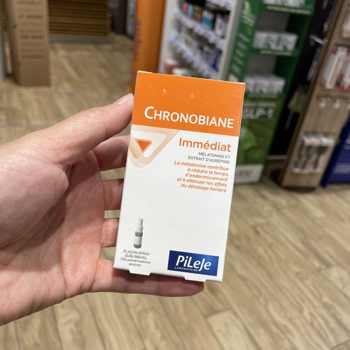 法国本土版Pileje Chronobiane助睡眠山楂提取物喷雾褪黑素20ml