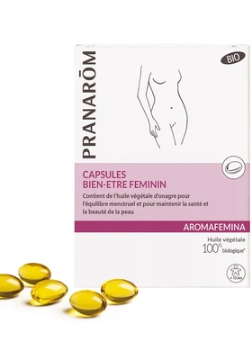 法国版Pranarom普罗芳女性月见草植物油复方精油保健胶囊 30 粒