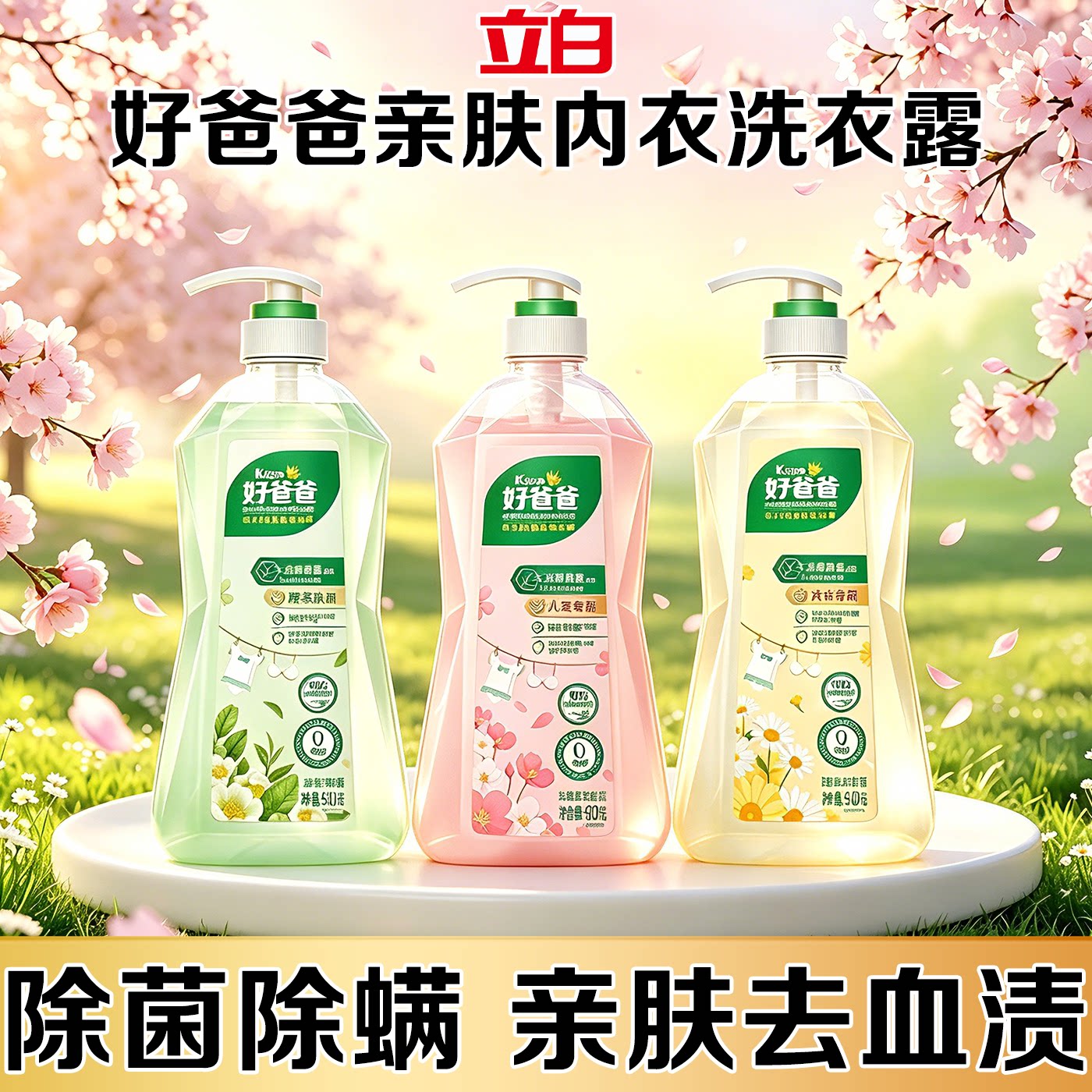 内衣专用亲肤配方,温和不伤肤
