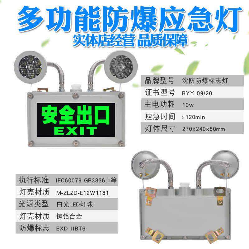 消防急用照明灯防爆应急灯安全出口照明灯消防应急多功能复合标志