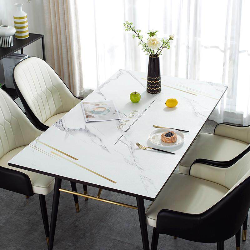 桌垫防水防油防烫免洗PVC餐桌垫长方形茶几垫轻奢高级感皮革桌布,居家布艺,桌布,淘宝优惠券,粉丝福利购,淘宝优惠卷