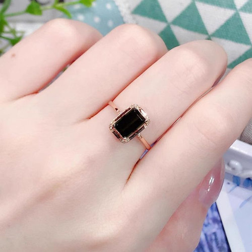 新款个性时尚小长条戒指女款气质