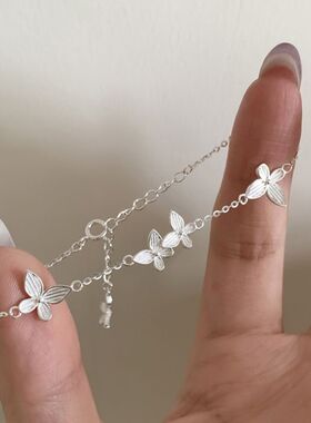 仙气温柔气质高级感蝴蝶手链女轻
