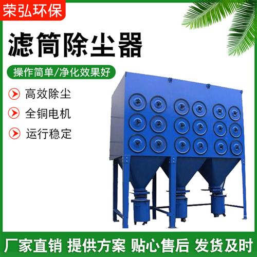 滤筒除尘器 单机脉冲布袋除尘器 滤筒净化除尘环保设备粉尘收集器