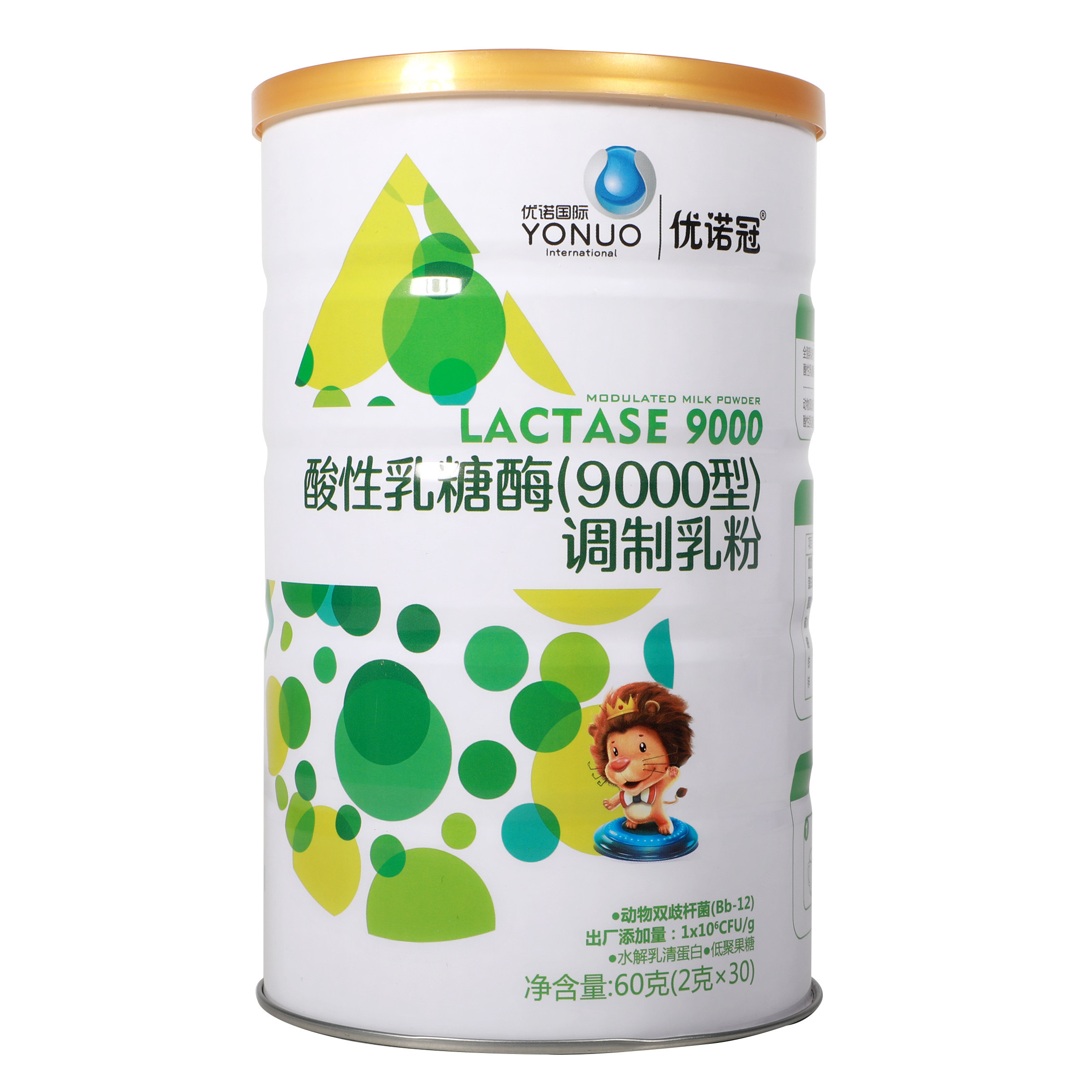 优诺冠 酸性乳糖酶(9000型)调制乳粉水解乳清蛋白