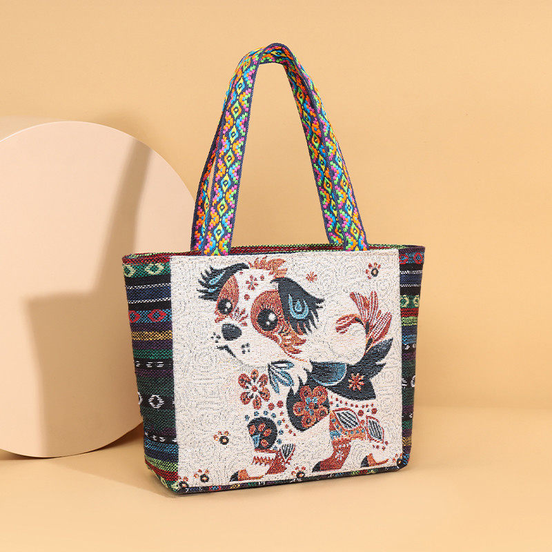 手提包女小包单肩包帆布包包上班通勤外出轻便动物民族风刺绣女包,箱包皮具/热销女包/男包,小方包,淘宝优惠券,粉丝福利购,淘宝优惠卷