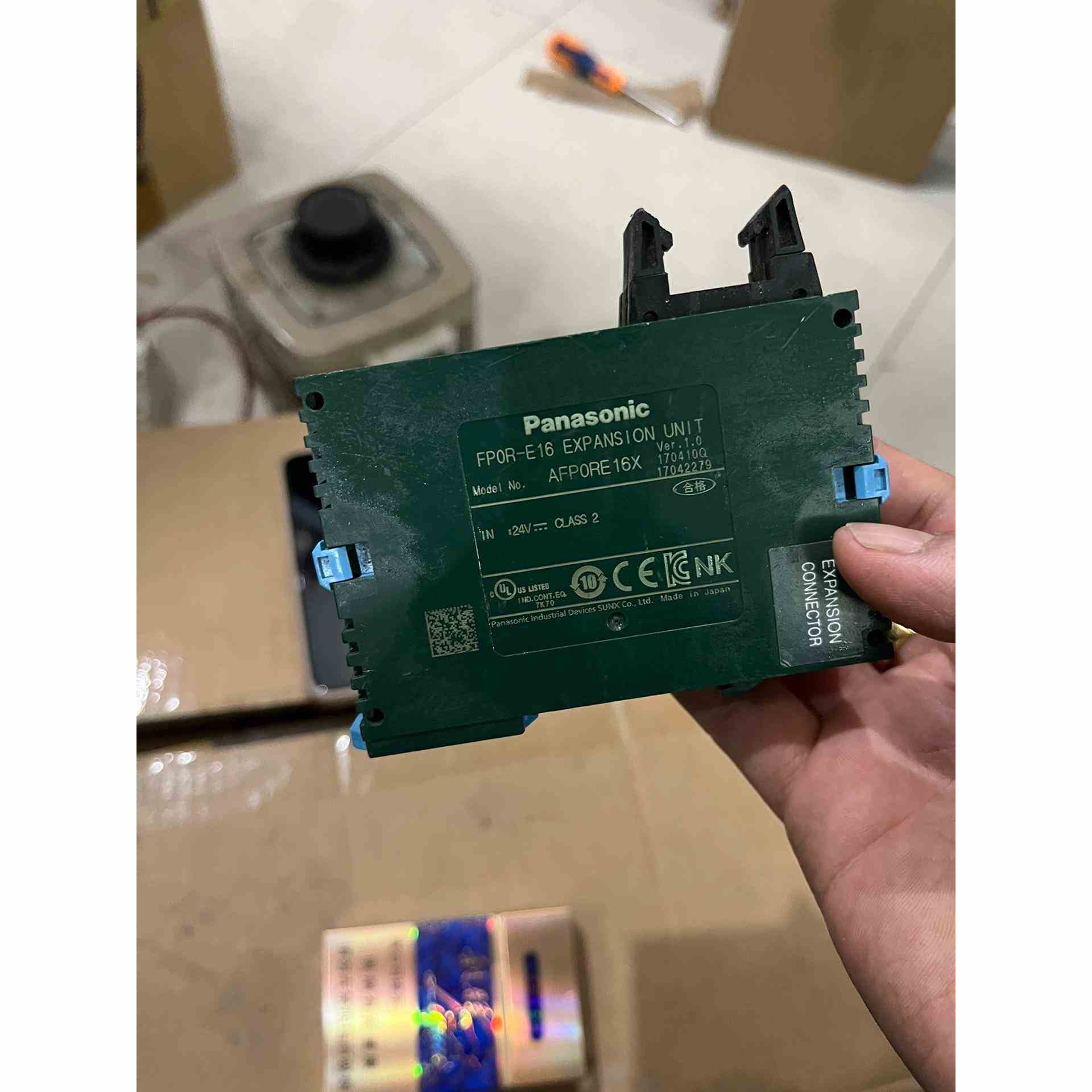 FP0R-E16二手拆机PLC扩张模块AFP0RE16X，不是实价