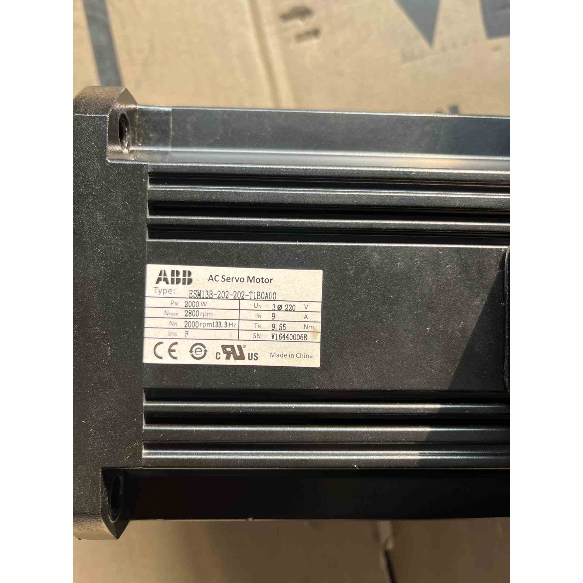 ABB伺服电机ESM13B-202-202-T1B0AA0，，不是实价