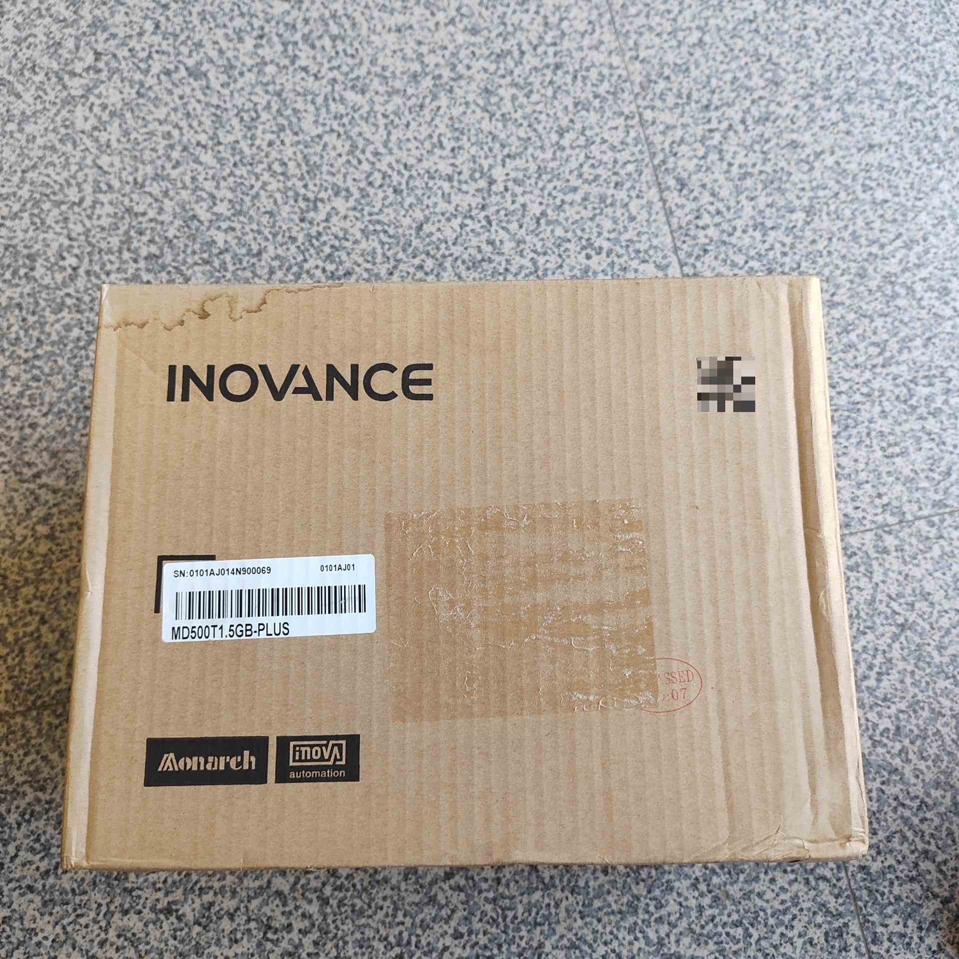 汇川变频器MD500T1.5GB-PLUS 原装正品，盒，非实价