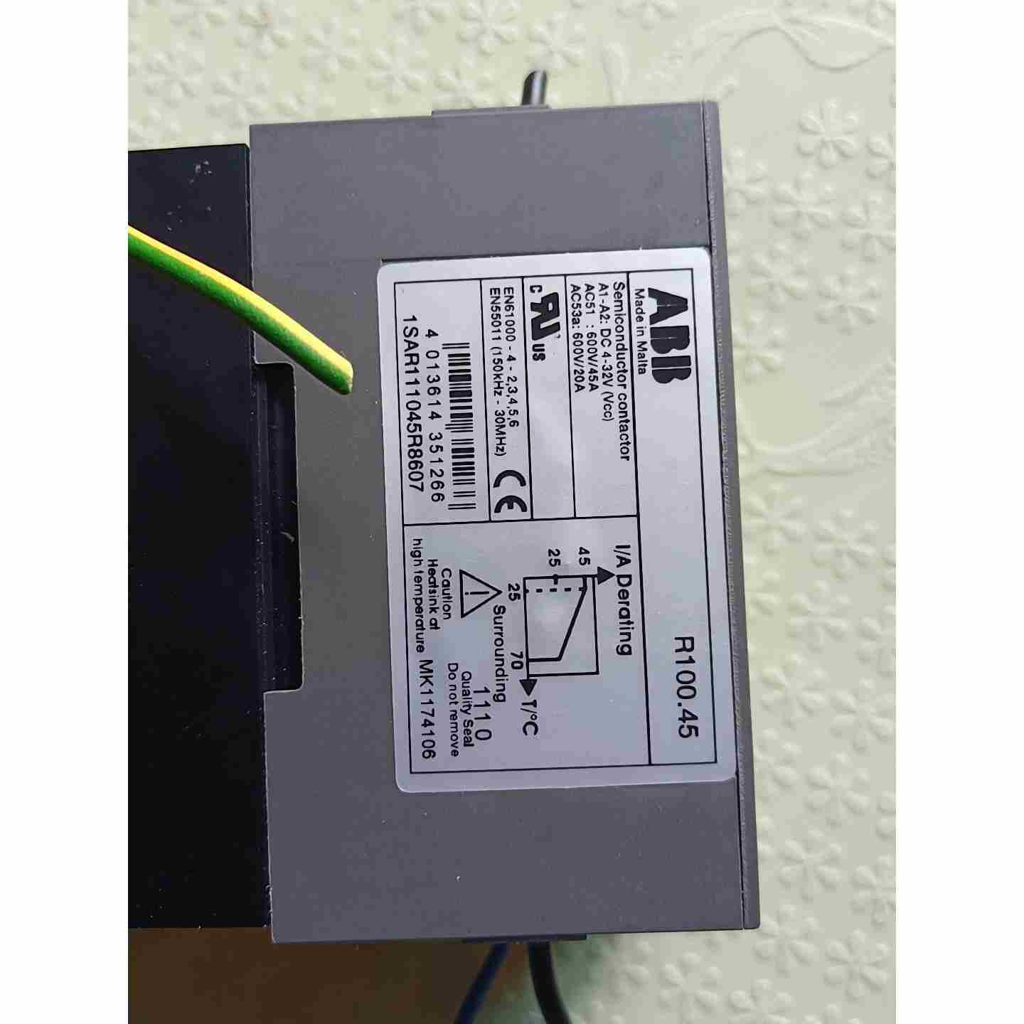 ABB固态继电器R100.345 成色 功能正常，不是实价