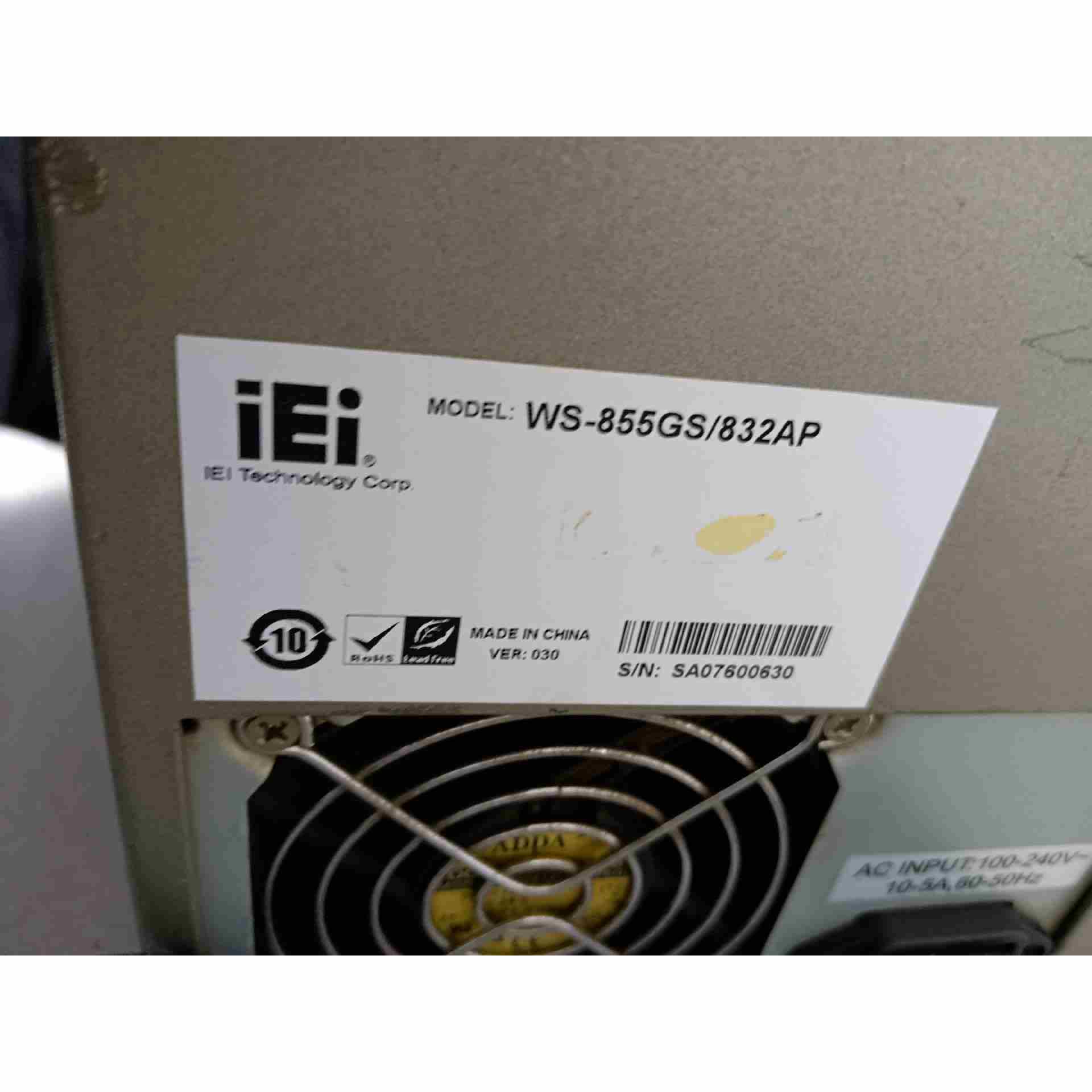 IEI：WS-855GS/832AP-VER：030二手拆机，不是实价