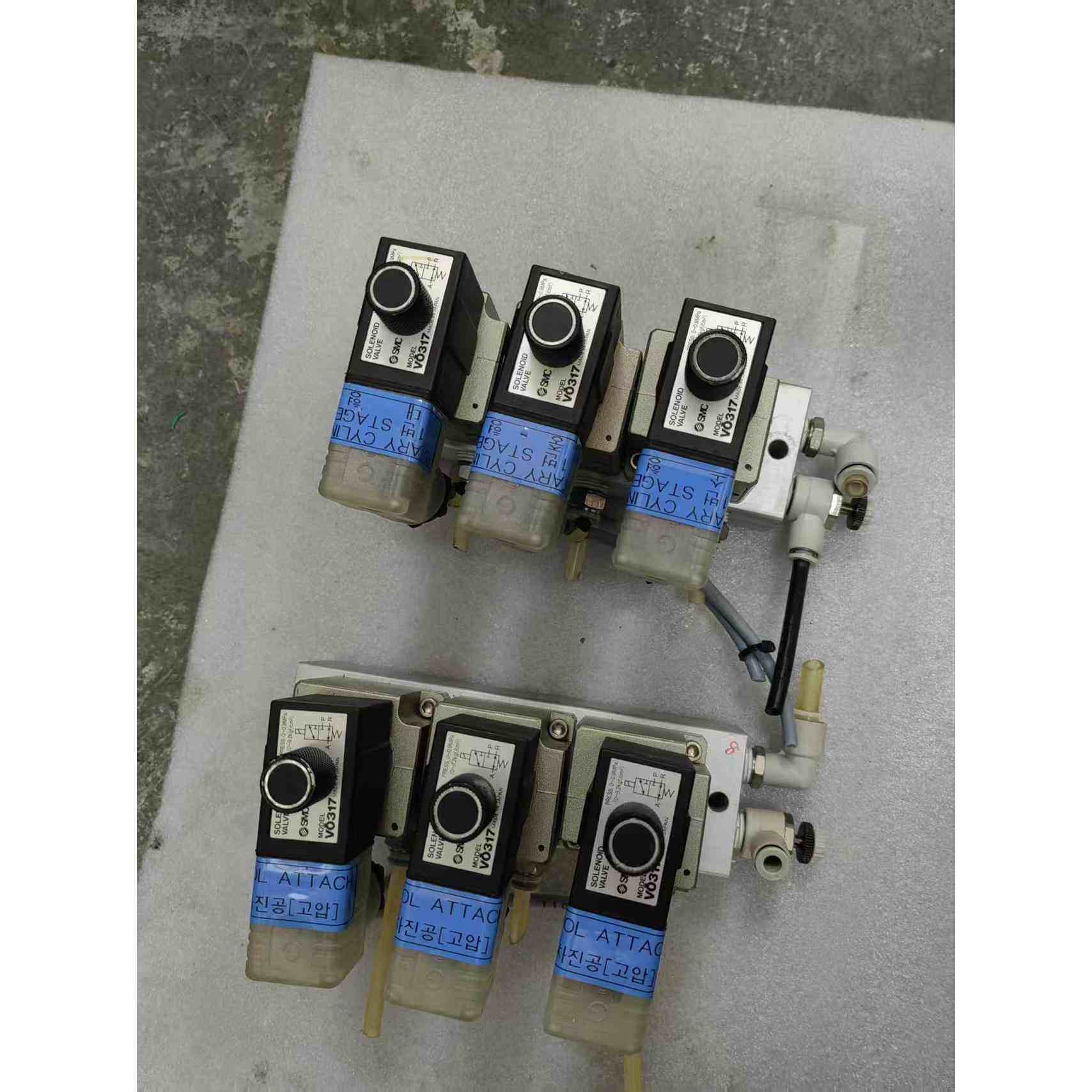 日本原装进口 SMC电磁阀VO317 6个， 拆机货，非实价