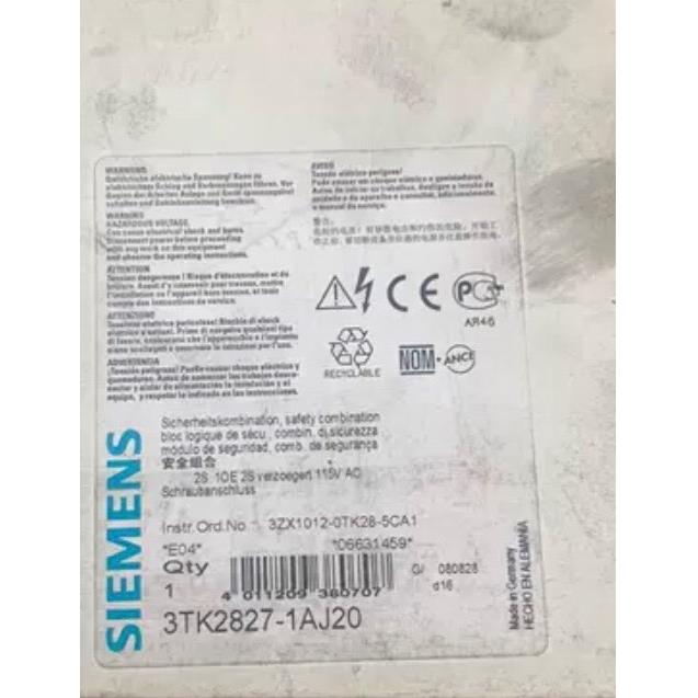 安全继电器3TK2827-1AL21，不是实价