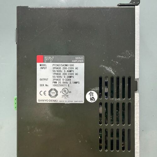 维修三洋伺服驱动器 PY2A015A2M61S00，议价