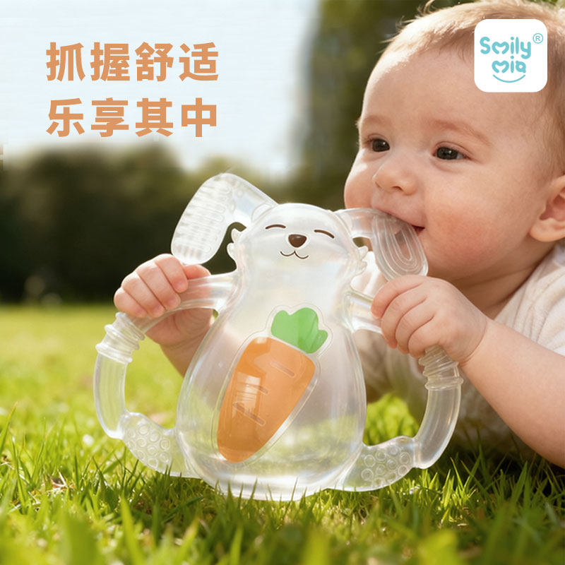 不嚼兔磨牙棒婴儿牙胶紫外线变色