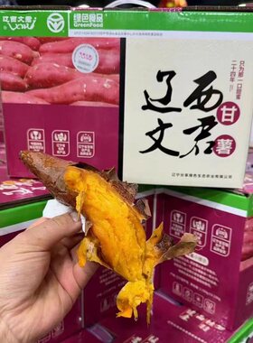 东北特产红薯地瓜稀瓤沙地地瓜辽西甘薯辽西文君地瓜多地顺丰